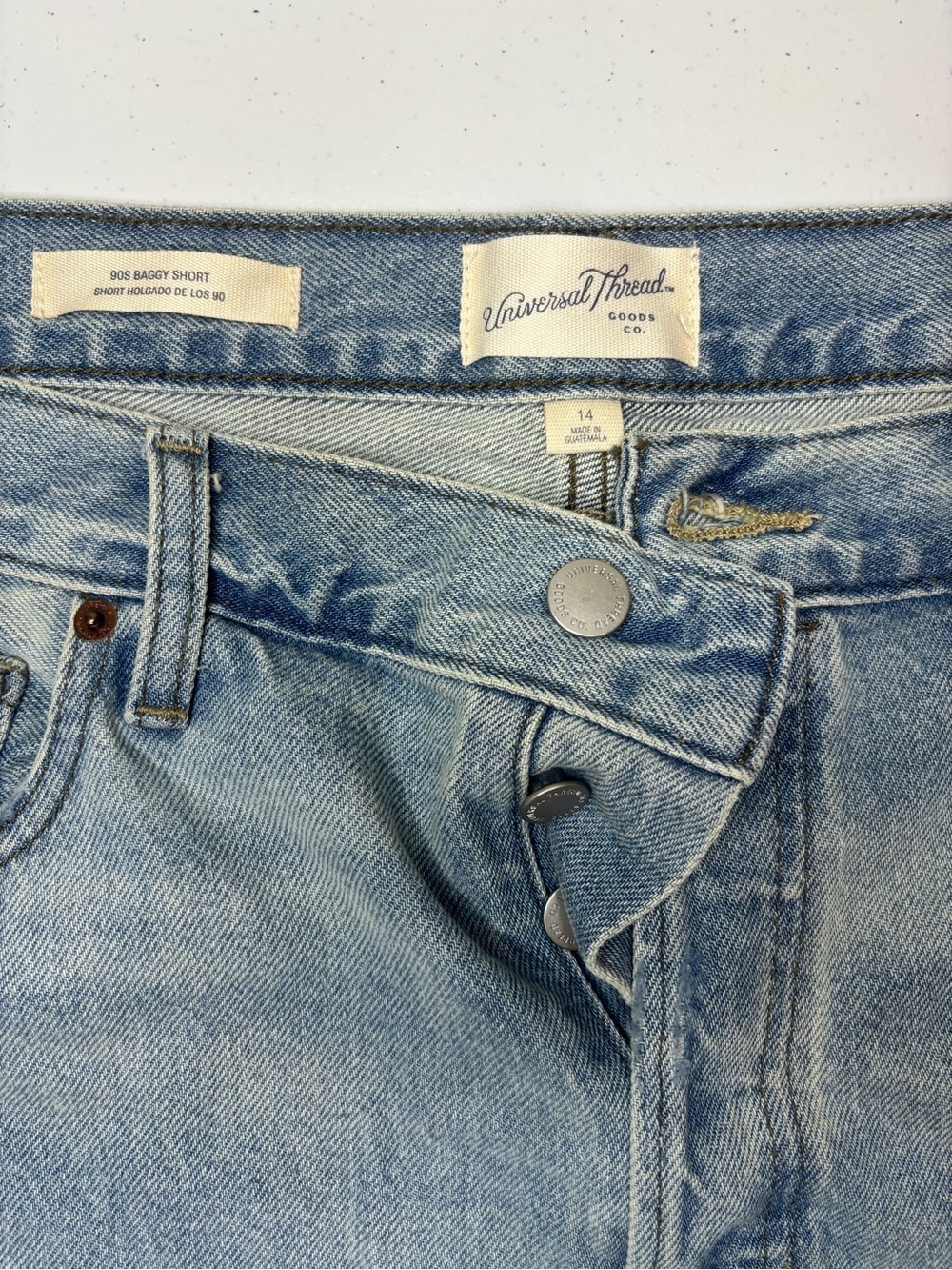Universal Thread Light Blue Baggy Short - Picture 5 of 6